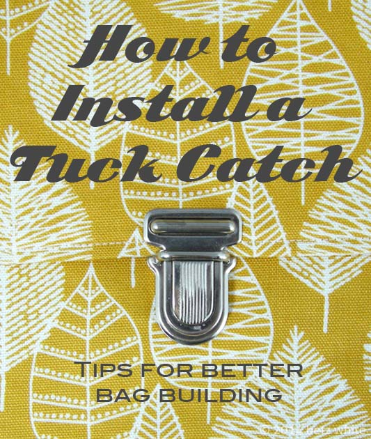 Betz White how to install a tuck catch video