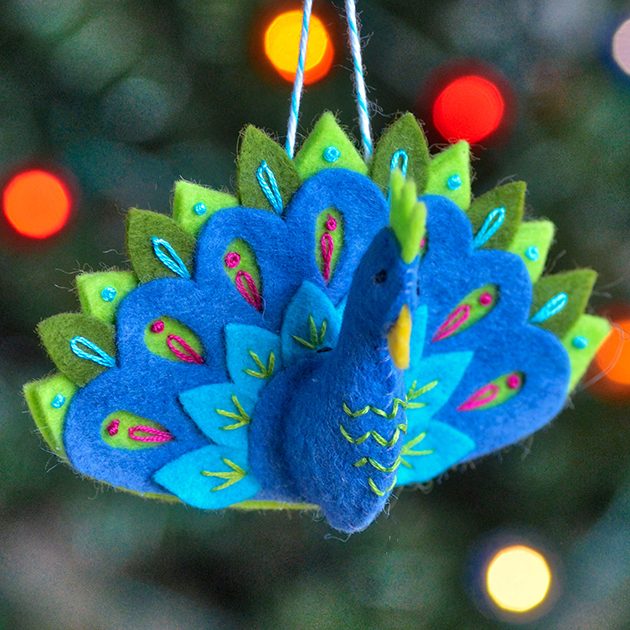 peacock-ornament-pattern by Betz White