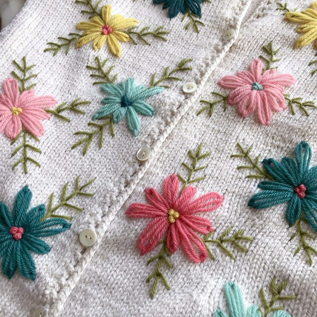 Pretty Flowers Pattern - Embroider With Me Series 9