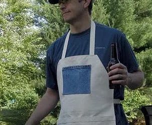 Apron from Tote Tutorial: for Father’s Day!