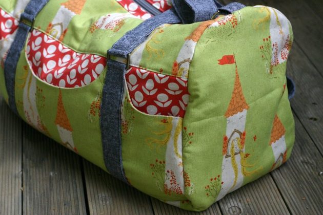 Betz White Road Tripper Duffle sewn by Kate H1