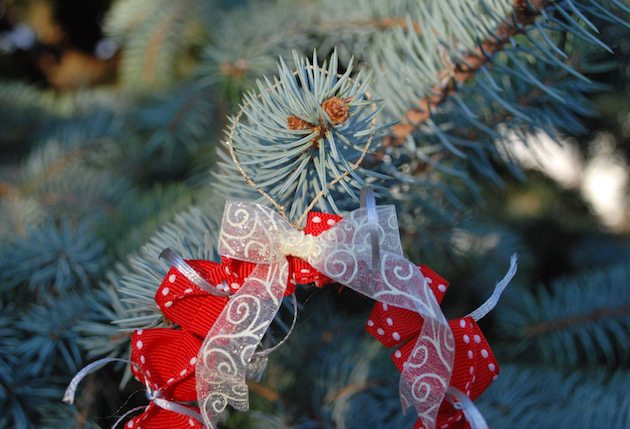 Origami Wreath Ornament