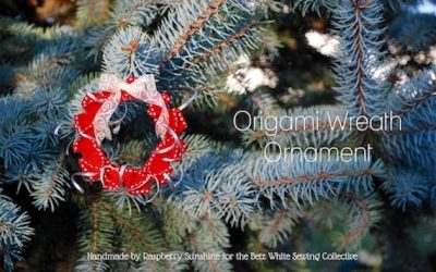 Origami Wreath Ornament with Cindy – Sewing Collective