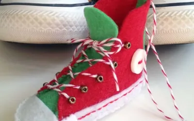 Holiday High-top Ornament PDF Pattern