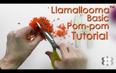 Video! How to Make a Basic Pom-pom using the Llamallooma