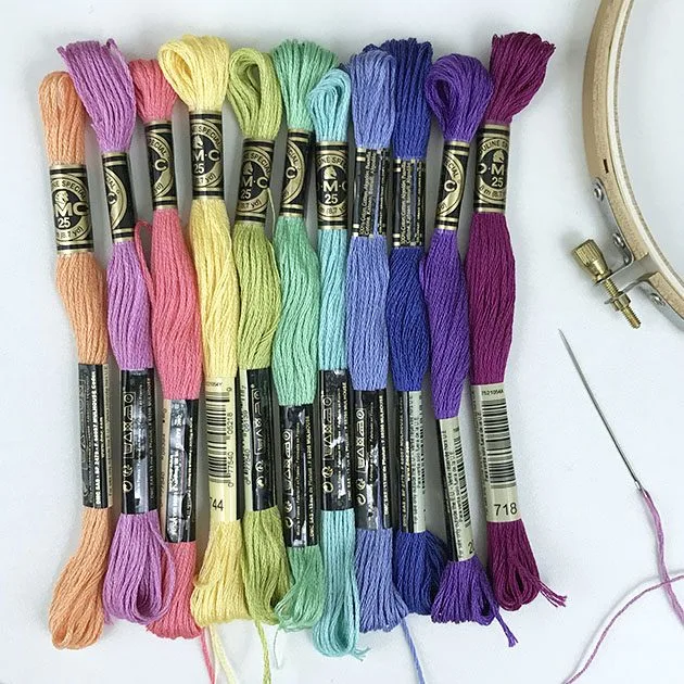 My favorite Embroidery Floss - Betz White