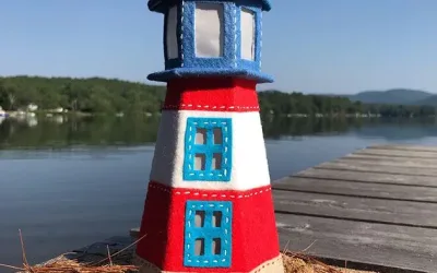 Lil’ Felt Village: Lighthouse