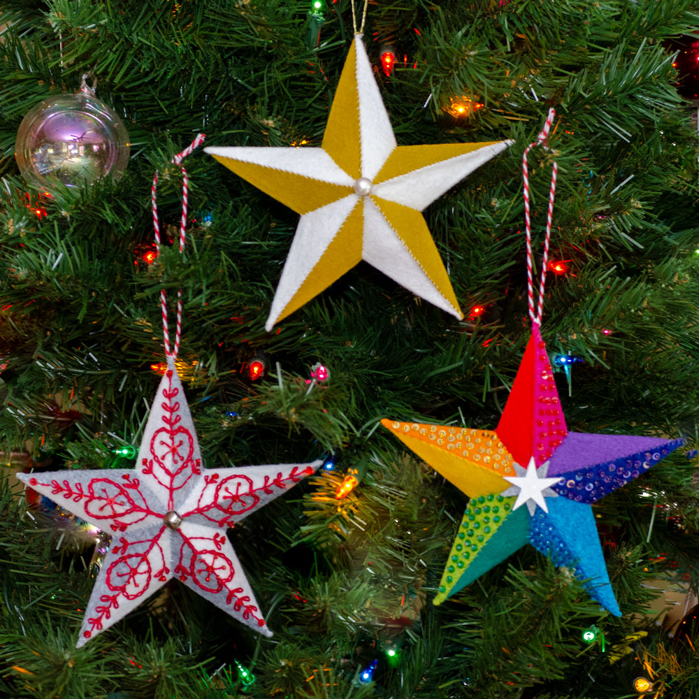 Sirius Star felt ornaments