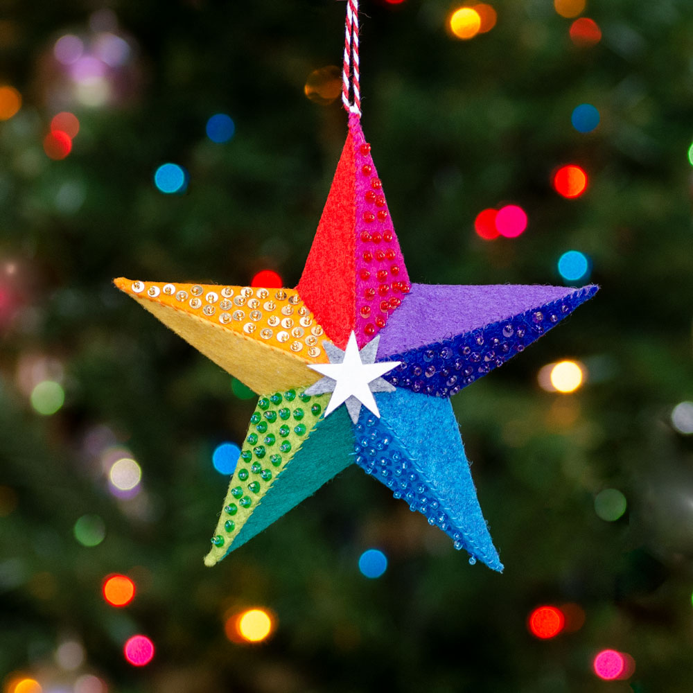 betzwhite-rainbow-sirius star ornament