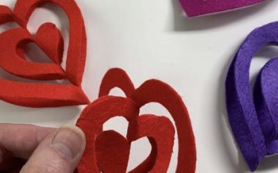 Felt Love: Valentine Ornament and Garland Project