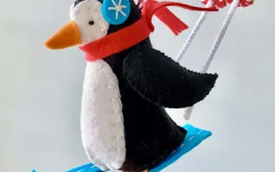 Alpine Penguin: February’s Ornament of the Month!